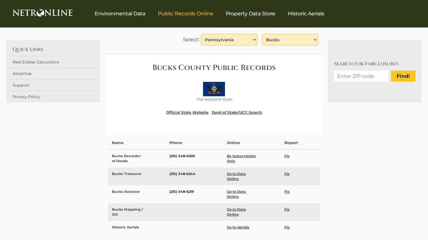 Bucks - Public Records, Search Records, Property Tax ...